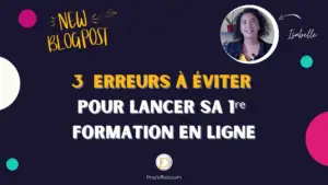 lancer sa formation en ligne